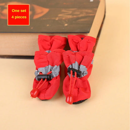 Waterproof Dog Boots – Paw Protection for Rain & Outdoor Walks 4-Pack
