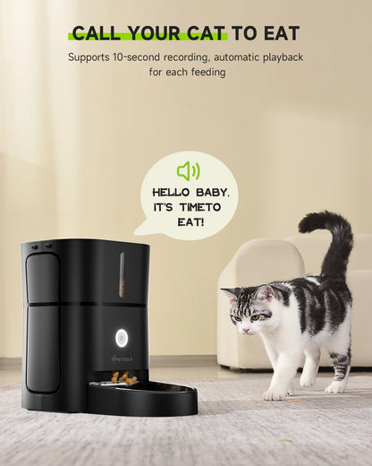 Smart Automatic Pet Feeder – WiFi Remote Control Food Dispenser