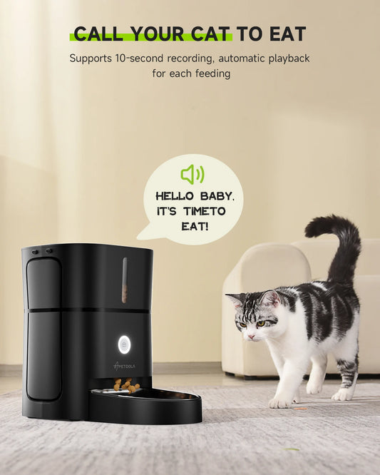 Smart Automatic Pet Feeder – WiFi Remote Control Food Dispenser