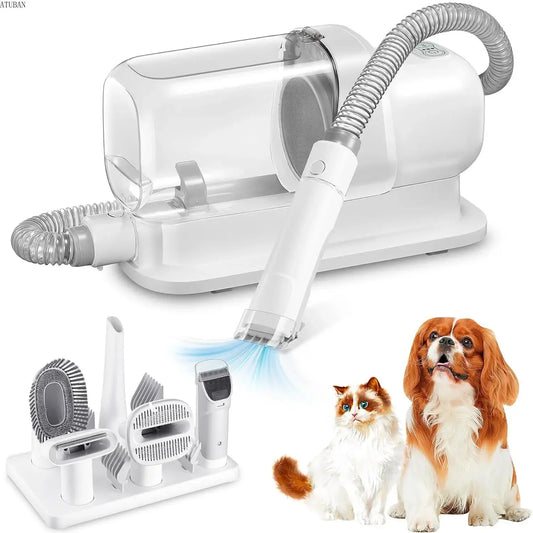 Pet Grooming Vacuum Kit – Reduce Shedding, Collect Hair, Keep Home Clean