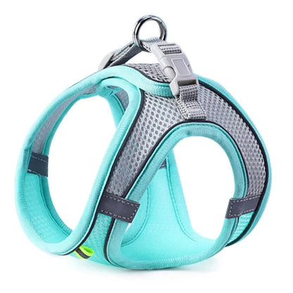 Reflective Pet Harness & Leash Set – Adjustable, Breathable for Cats & Dogs