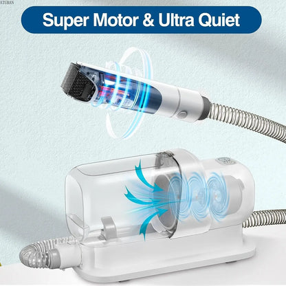 Pet Grooming Vacuum Kit – Reduce Shedding, Collect Hair, Keep Home Clean