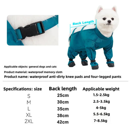 Adjustable Pet Boots with Suspenders – Waterproof & Dirt-Proof