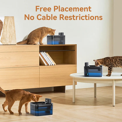 Smart Pet Water Fountain – Wireless Automatic Cat & Dog Dispenser