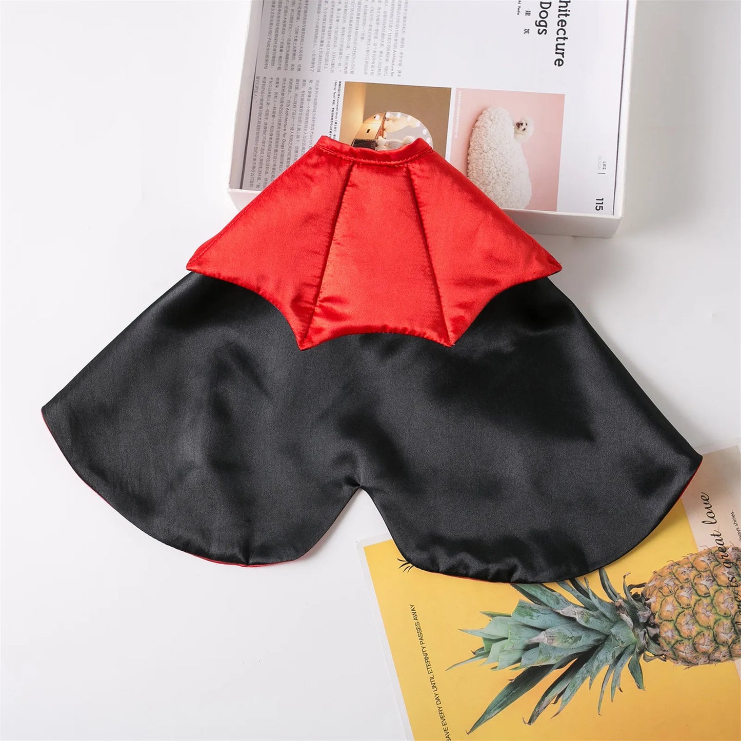 Cute Halloween Pet Costumes Cosplay Vampire Cloak