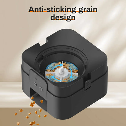 Smart Automatic Pet Feeder – Timed Cat & Dog Food Dispenser
