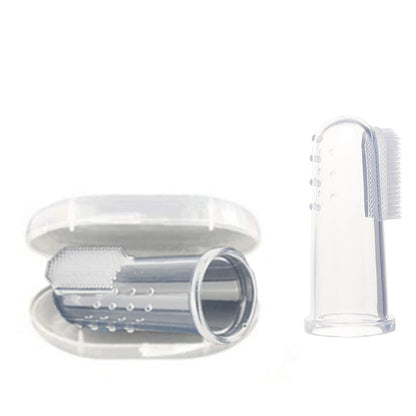 Super Soft Dog & Cat Finger Toothbrush – Gentle Dental Care