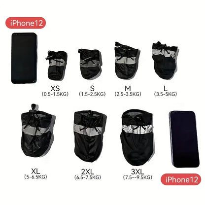 Waterproof Dog Boots – Paw Protection for Rain & Outdoor Walks 4-Pack