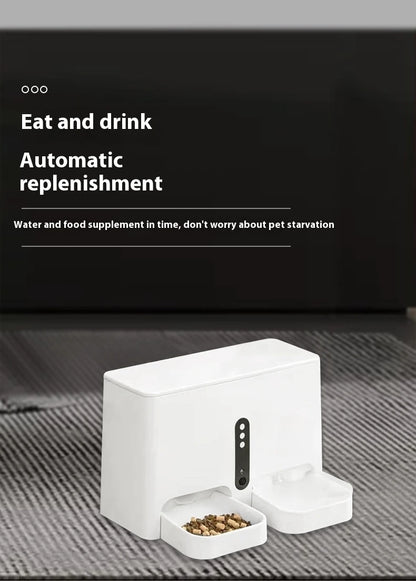 2-in-1 Smart Pet Feeder & Water Fountain – WiFi Camera & App Control