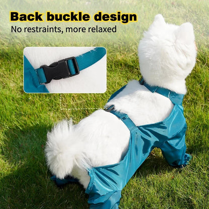 Adjustable Pet Boots with Suspenders – Waterproof & Dirt-Proof