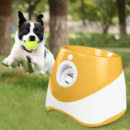 Automatic Dog Tennis Ball Launcher – Rechargeable Interactive Toy