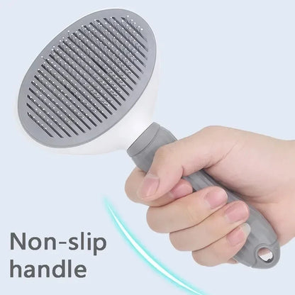Pet Grooming Brush – Easy Clean Comb for Dogs & Cats