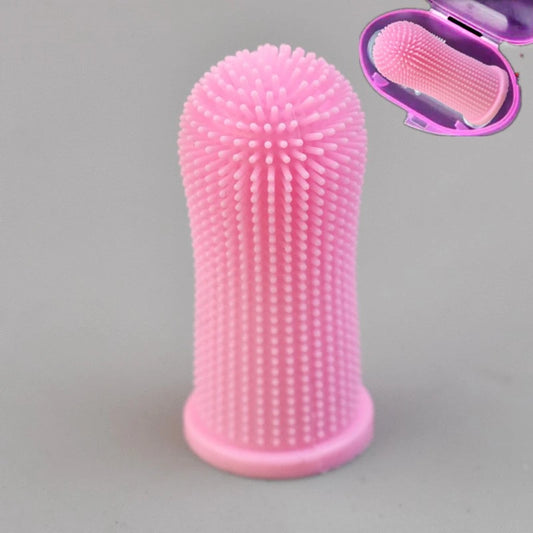Super Soft Dog & Cat Finger Toothbrush – Gentle Dental Care