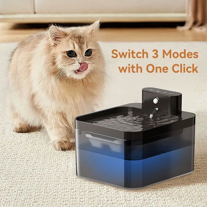 Smart Pet Water Fountain – Wireless Automatic Cat & Dog Dispenser