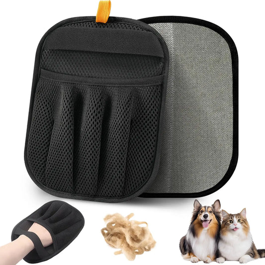 Pet Hair Removal Glove – 5-Finger Grooming & Deshedding for Cats & Dogs