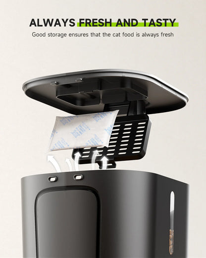 Smart Automatic Pet Feeder – WiFi Remote Control Food Dispenser