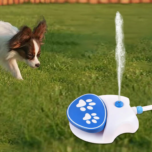 Pet Paw-Activated Outdoor Water Fountain – Automatic Dog Feeder
