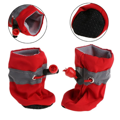 Waterproof Dog Boots – Paw Protection for Rain & Outdoor Walks 4-Pack