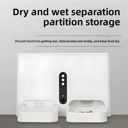 2-in-1 Smart Pet Feeder & Water Fountain – WiFi Camera & App Control