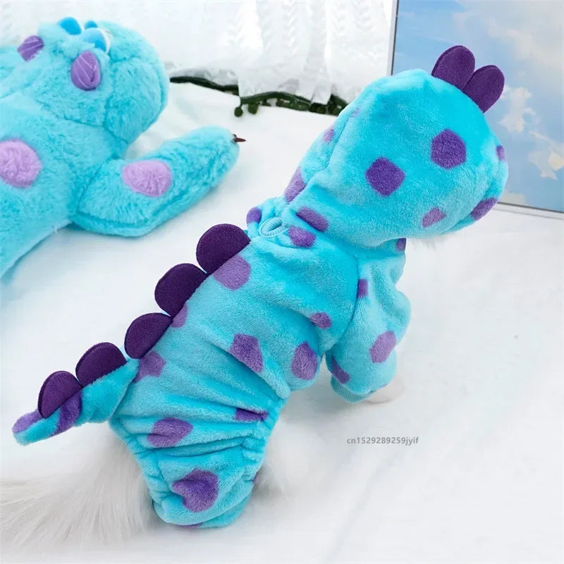 Warm Dog & Cat Hoodie – Cute Dino Design for Cold Weather