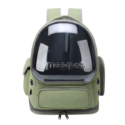 Pet Carrier Backpack – Transparent Design for Cats & Small Dogs