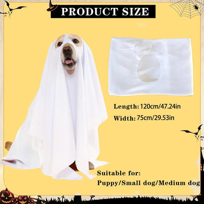 Pet Halloween Ghost Costume